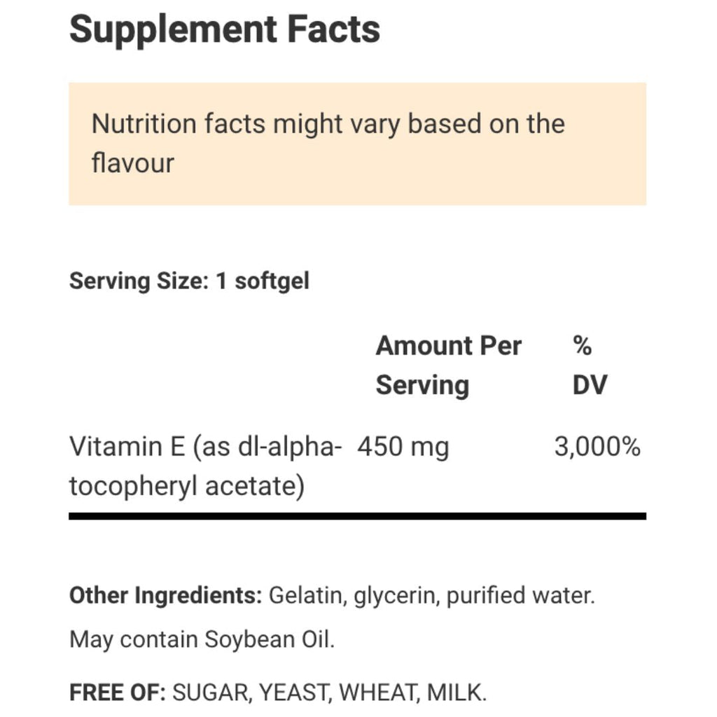 Vitamin E 1000I.U. 30 Soft Gels