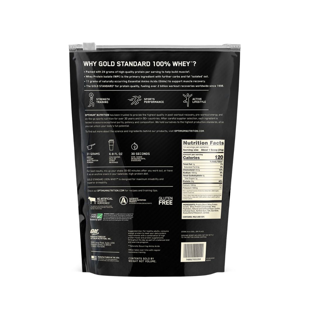 100% Whey Gold (454 GM) -Vanilla Ice Cream