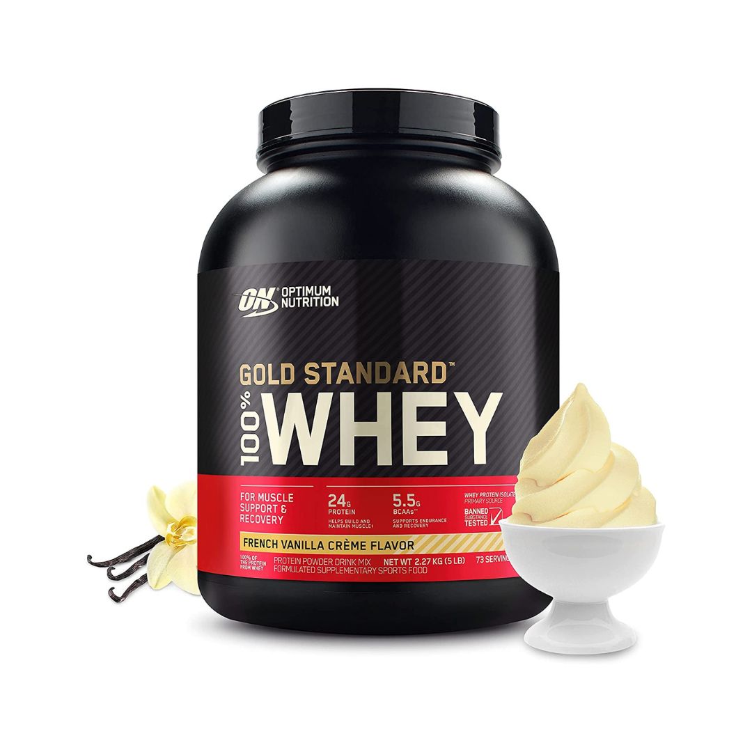 ON Lapac 100% Whey Gold 5LB -French Vanilla