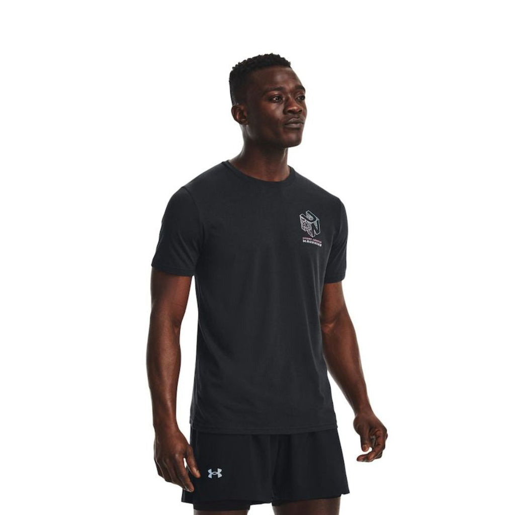 Run Gradient Grid T-shirt