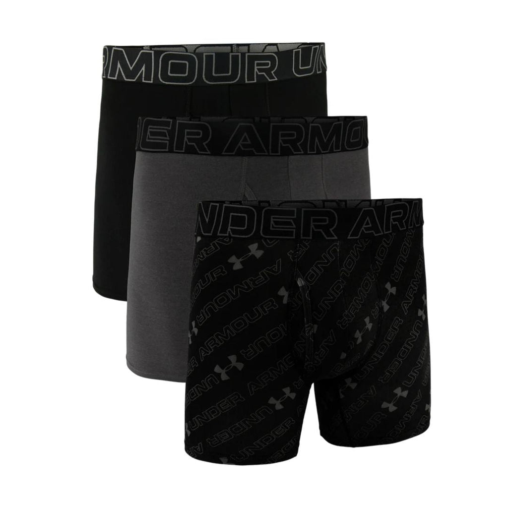 Performance Cotton 6" 3-Pack Printed Boxer