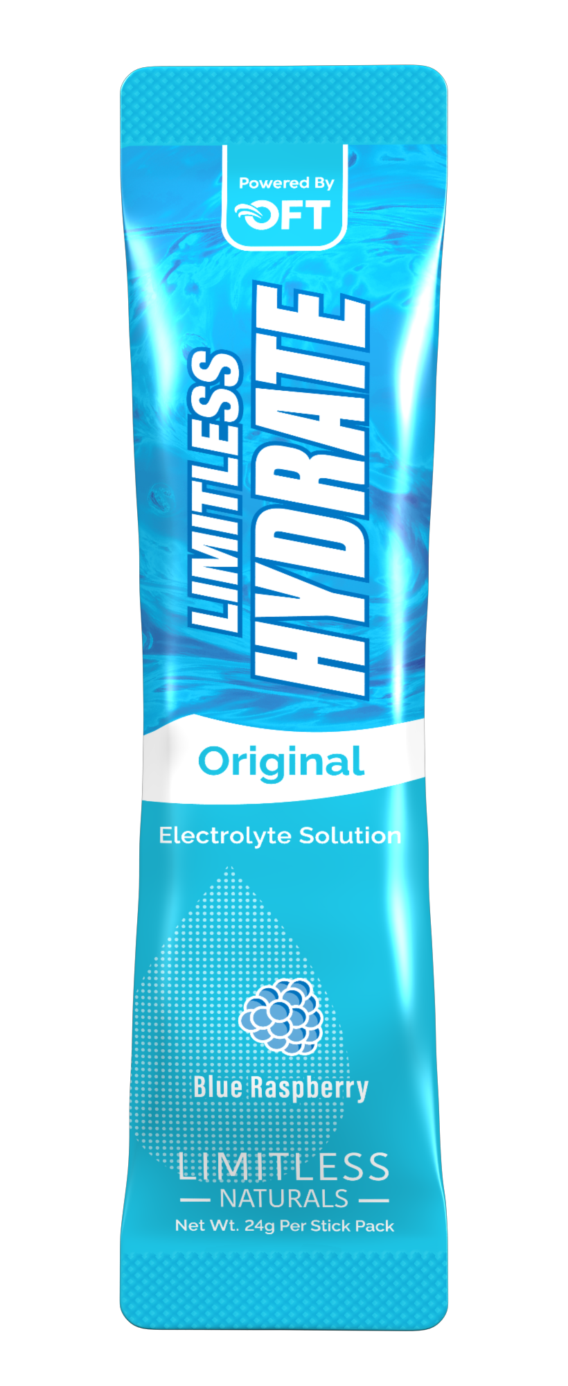 Limitless Hydrate Original Blue Rasberry 6 Stick Pack