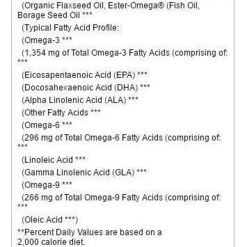 Triple Omega 3.6.9 40Serv/120Soft Gels