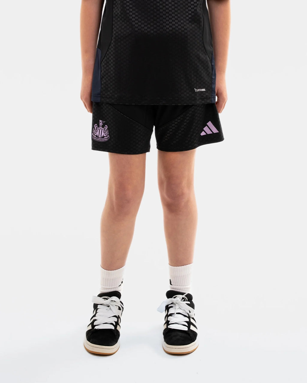 Newcastle United adidas Kids' 26/27 Players Range Black Shorts