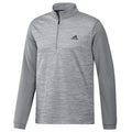 adidas Heather Core 1/4 Zip Sweater - Grey Three