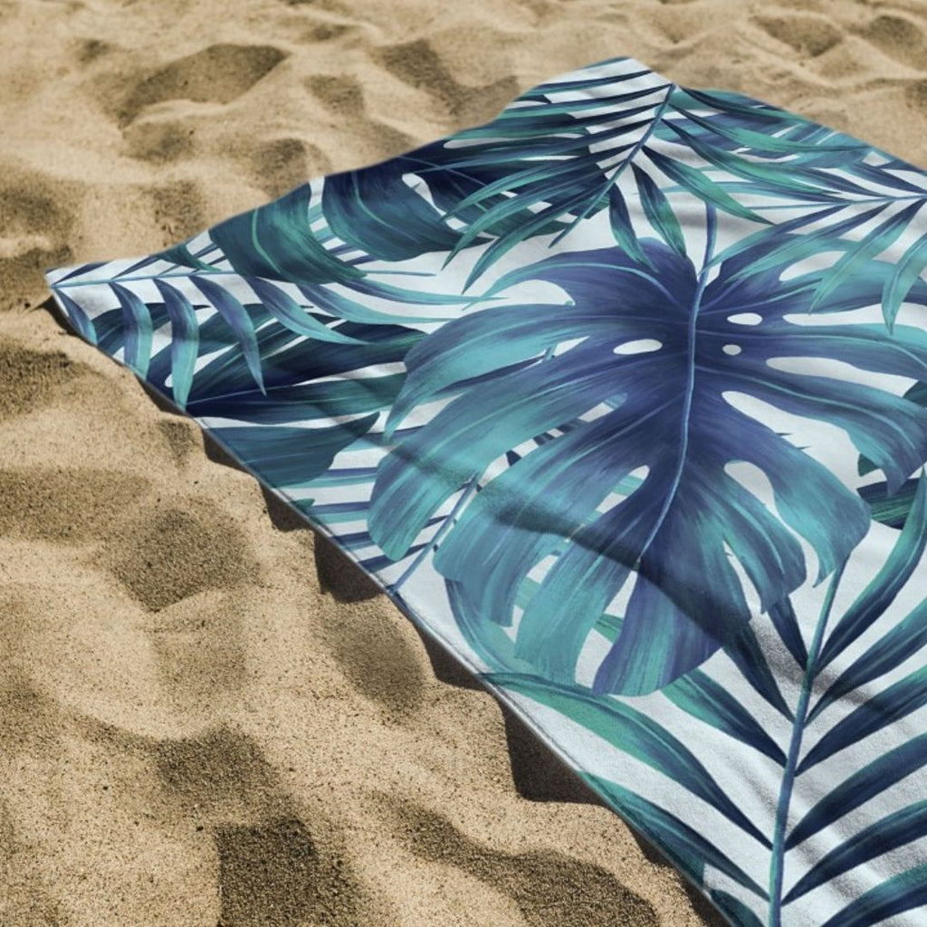 Printed Terry Microfiber Beach Towel