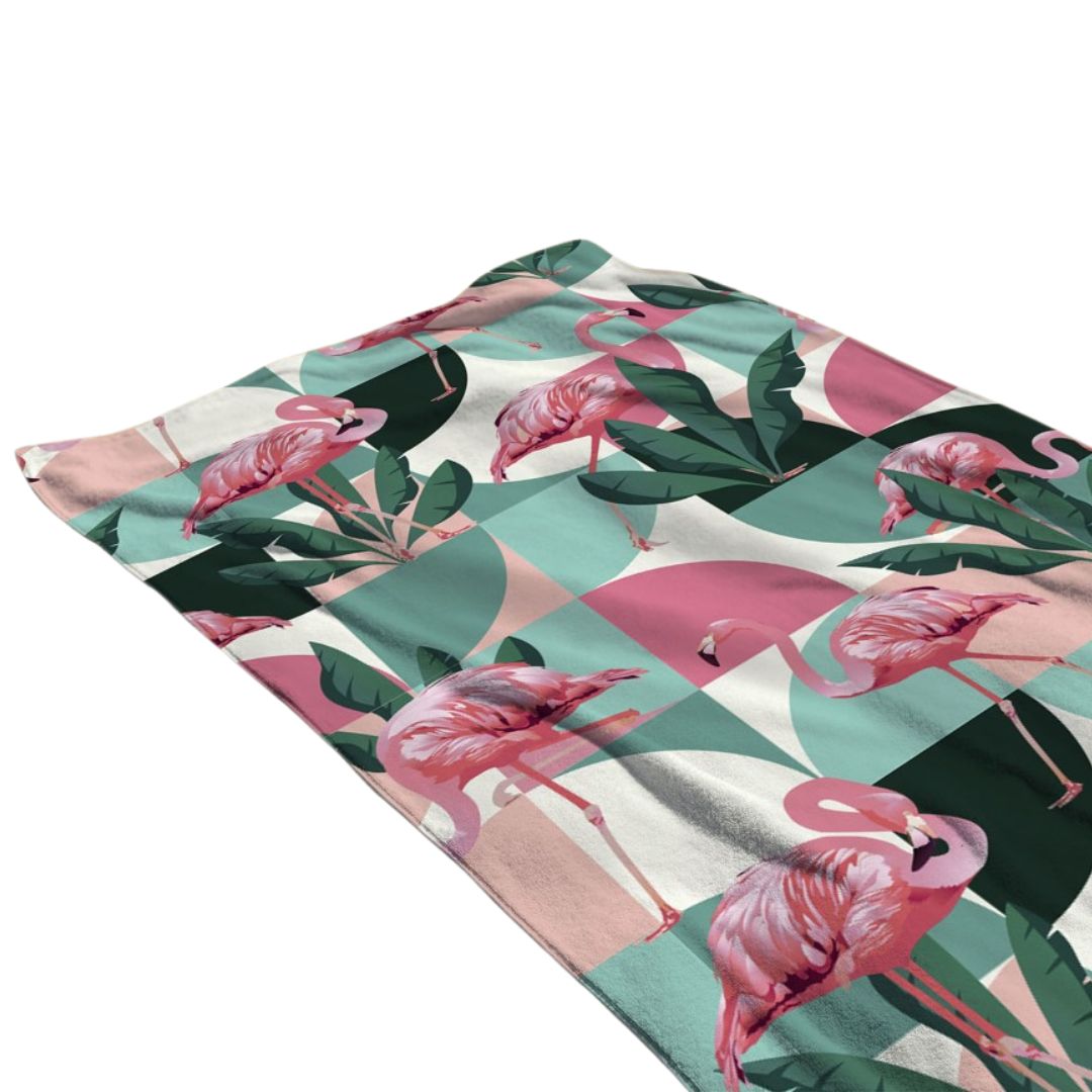 Printed Terry Microfiber Beach Towel