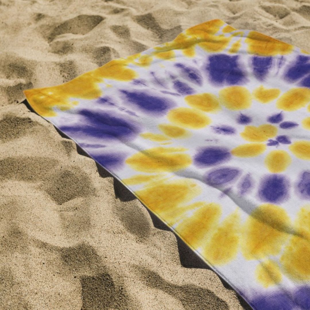 Printed Terry Microfiber Beach Towel