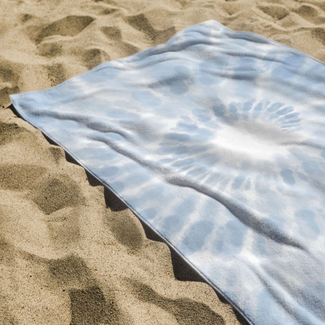 Printed Terry Microfiber Beach Towel