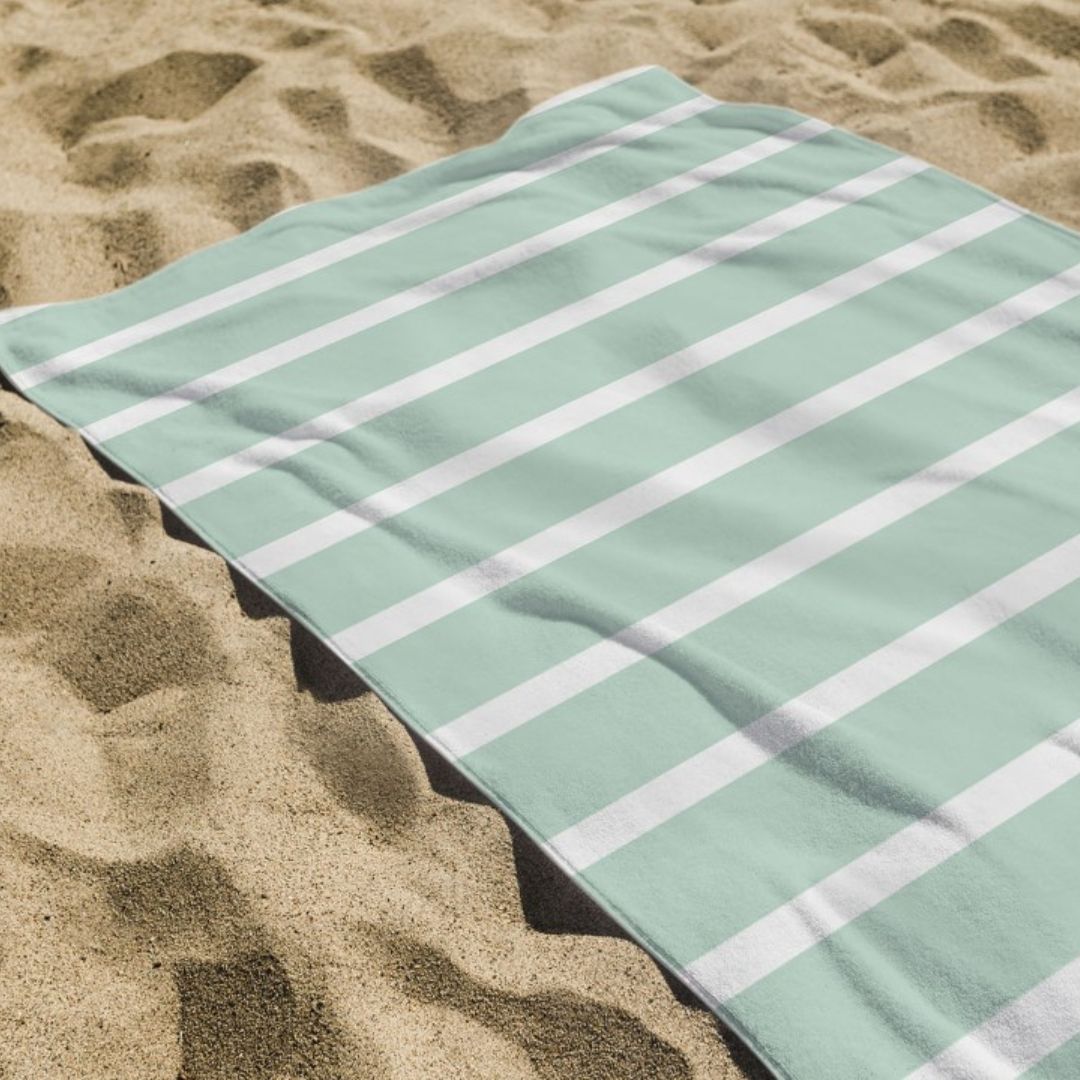 Printed Terry Microfiber Beach Towel