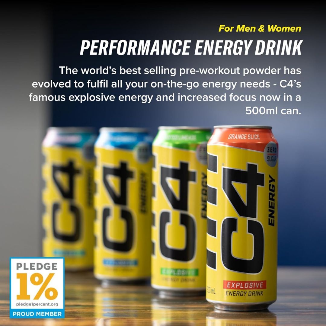 C4 Energy Drink - 500 ml millions strawberry