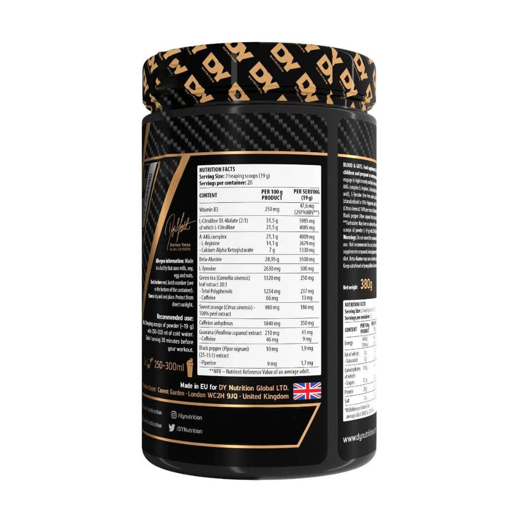 Blood & Guts The Mind & Body Pre-Workout 20Serv
