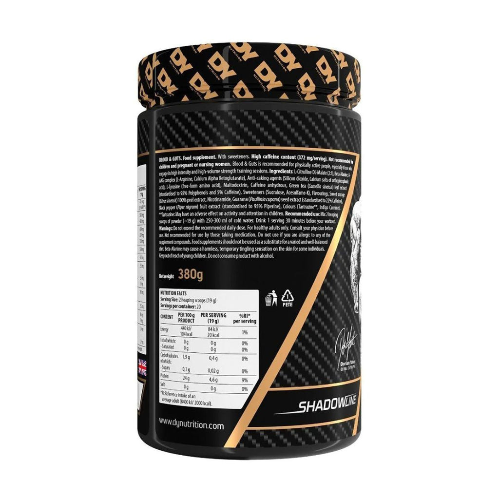 Blood & Guts The Mind & Body Pre-Workout 20Serv
