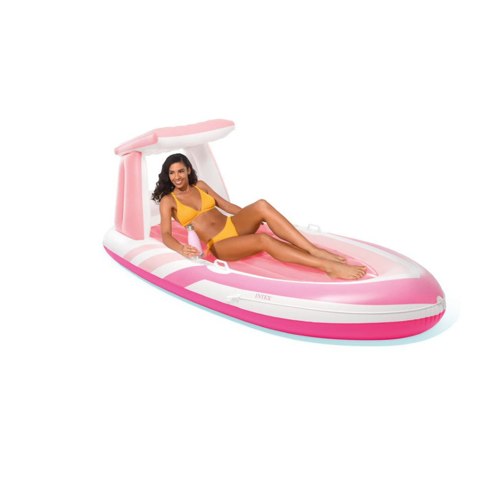 Pink Paradise Boat Mattress