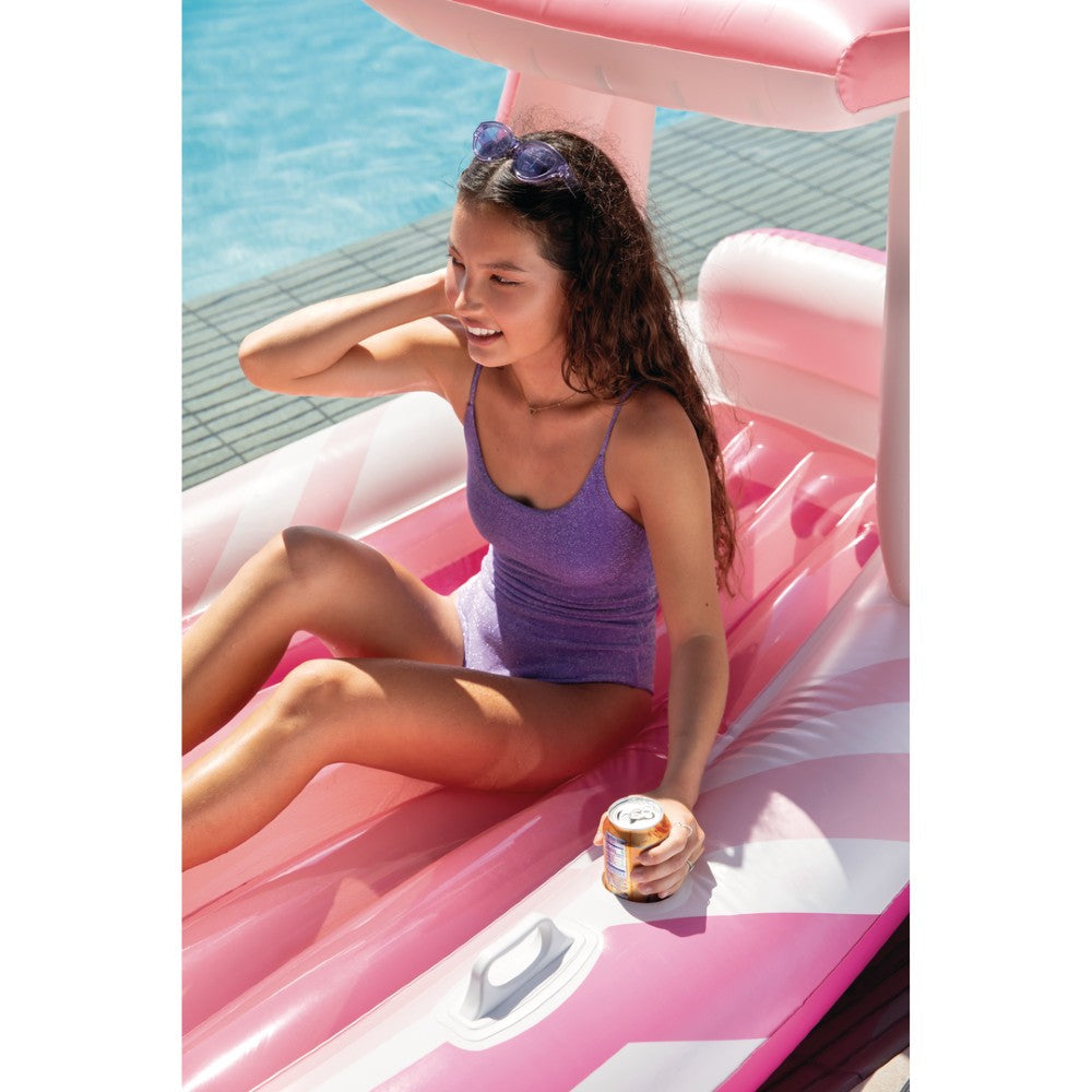 Pink Paradise Boat Mattress