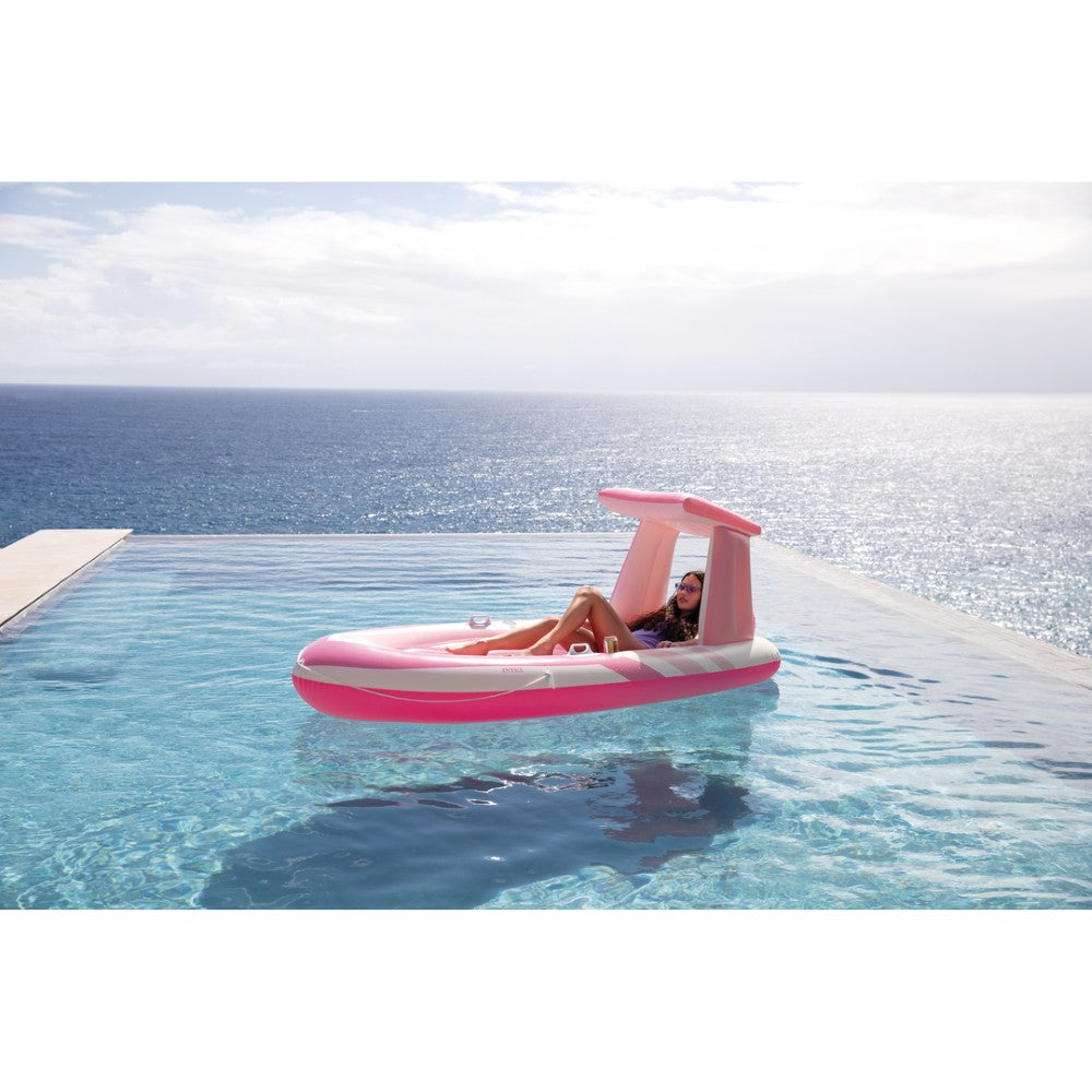 Pink Paradise Boat Mattress