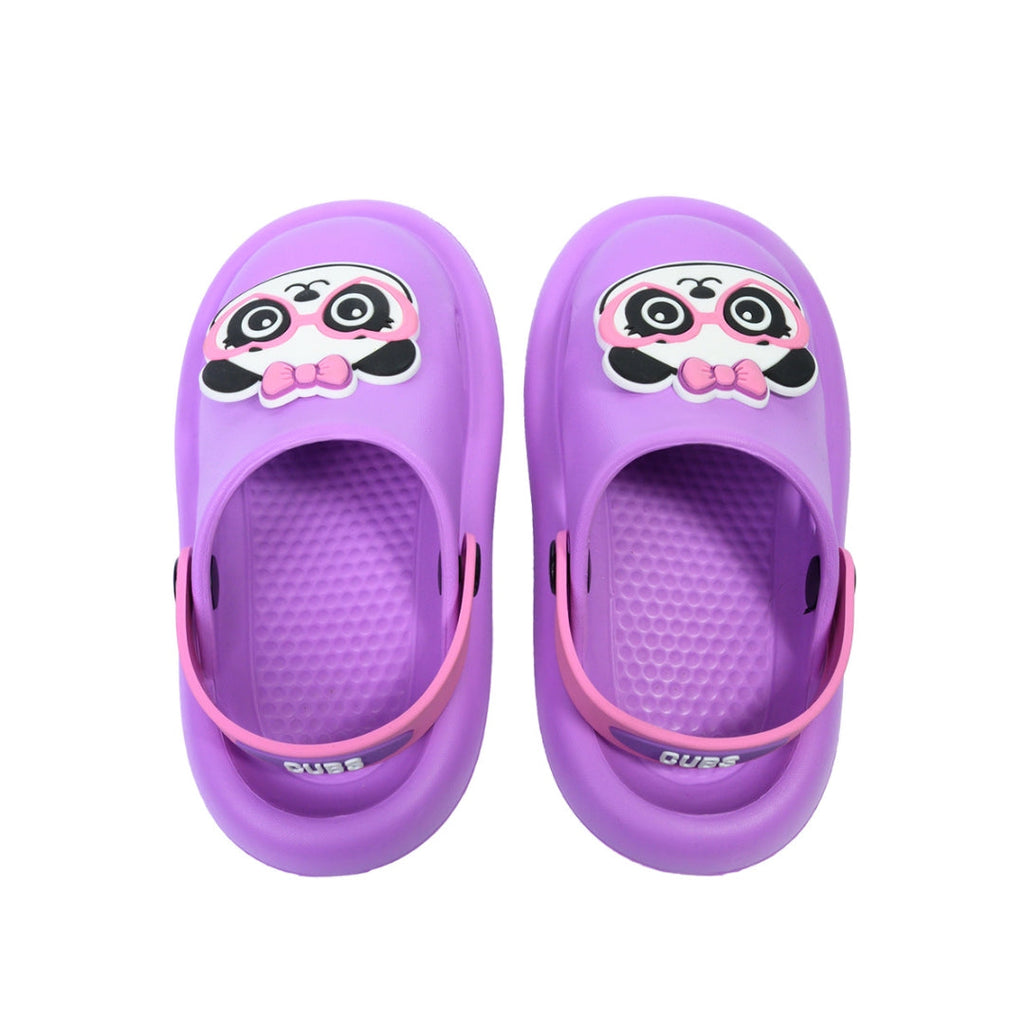 Panda Purple Clogs