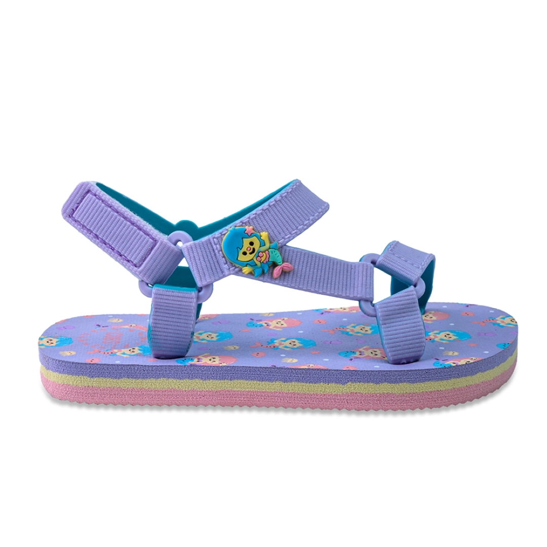 Lilac Mermaid Sling Sandals