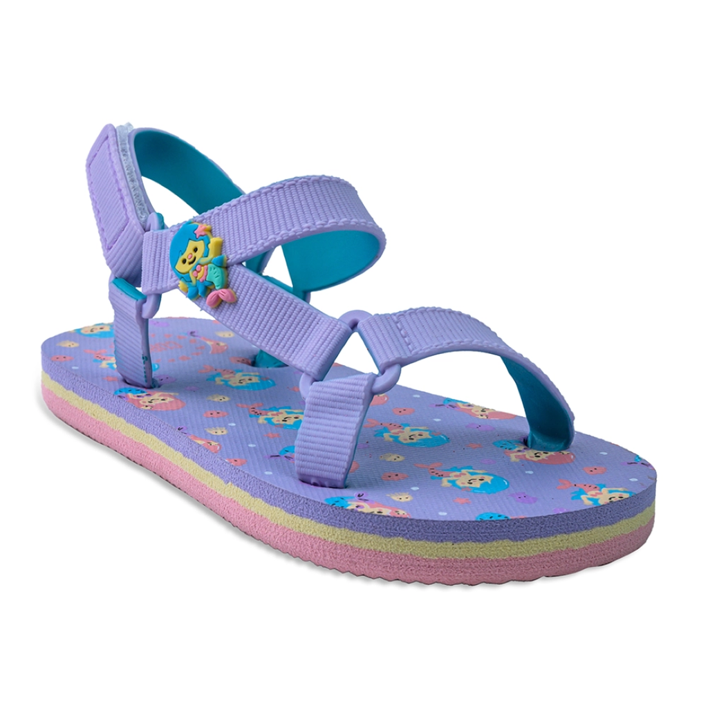 Lilac Mermaid Sling Sandals