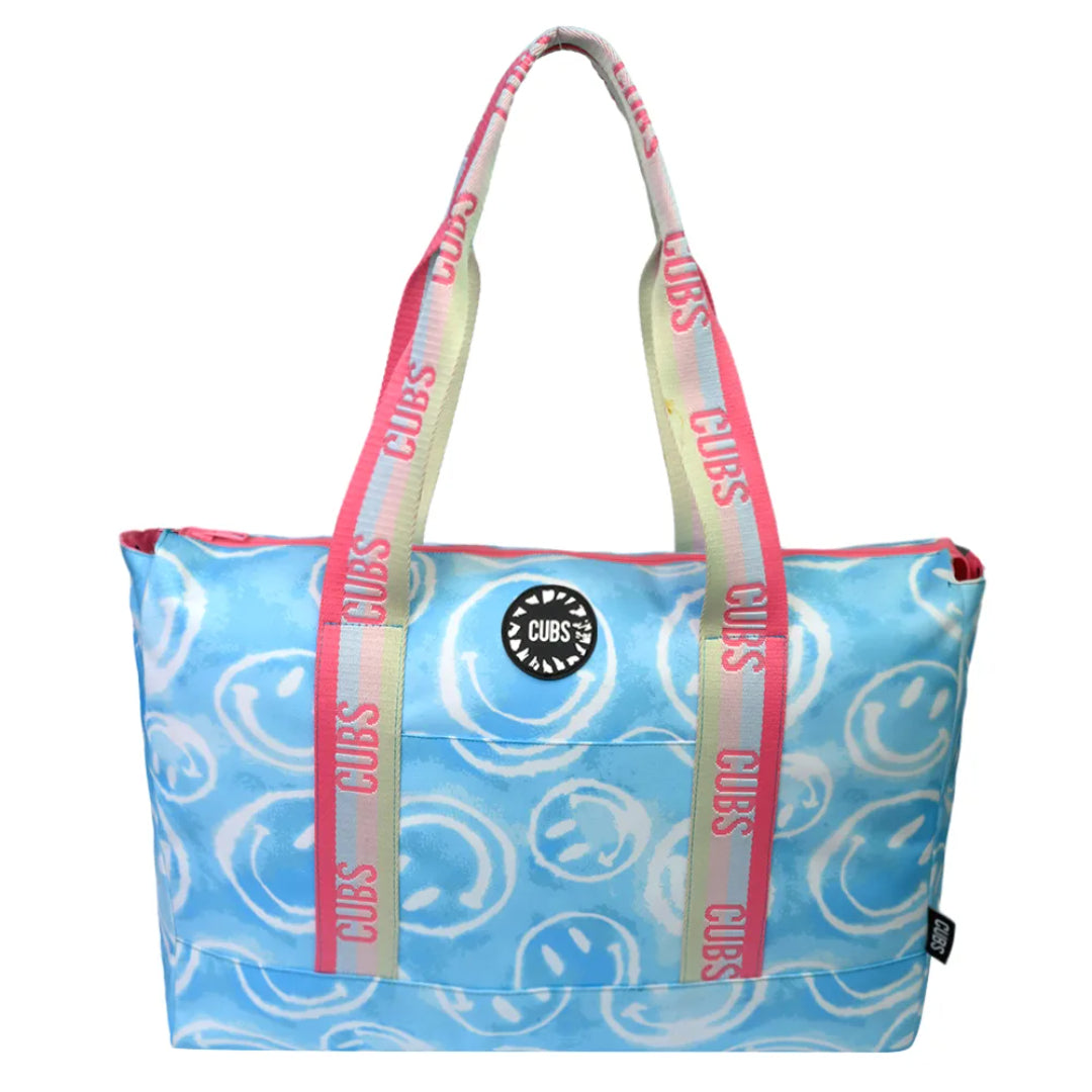 Watermelon Scales & Smiley Clouds Double Face Tote Bag