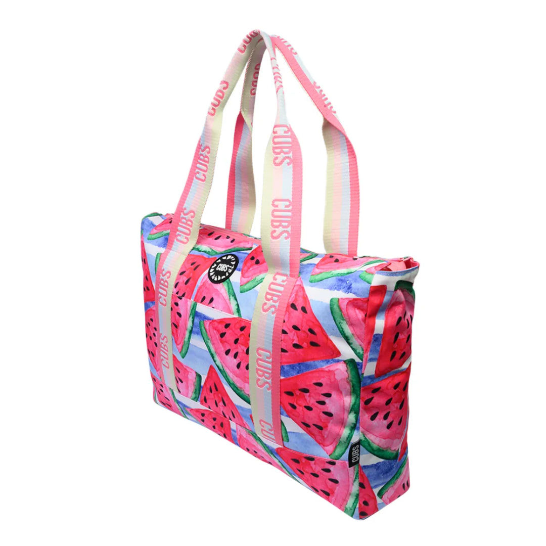 Pink Watermelon Cocktail Double Face Tote Bag