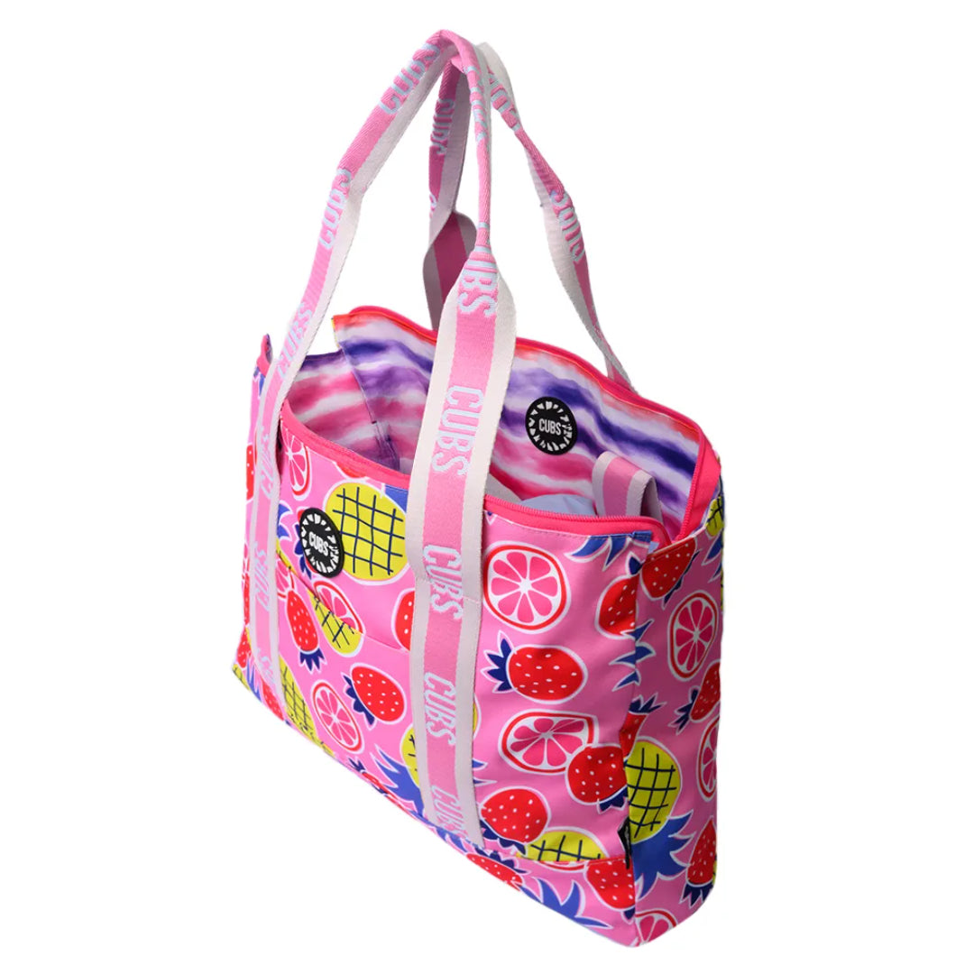 pineapple and strawberry Tote Bag
