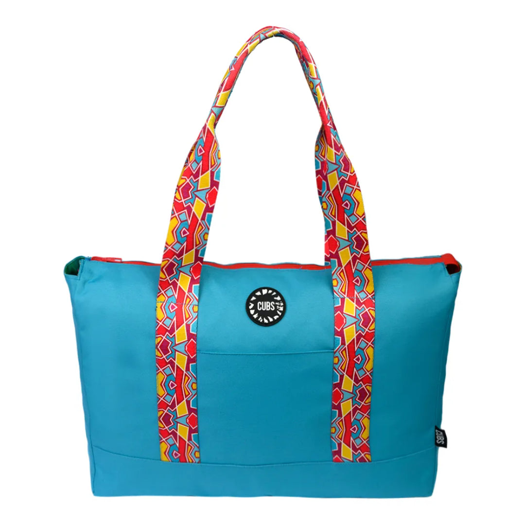 Sunkissed Tie Dye & Turquoise Tote Bag
