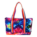 Deep Purple Tie Dye & Very Purple Tote Bag