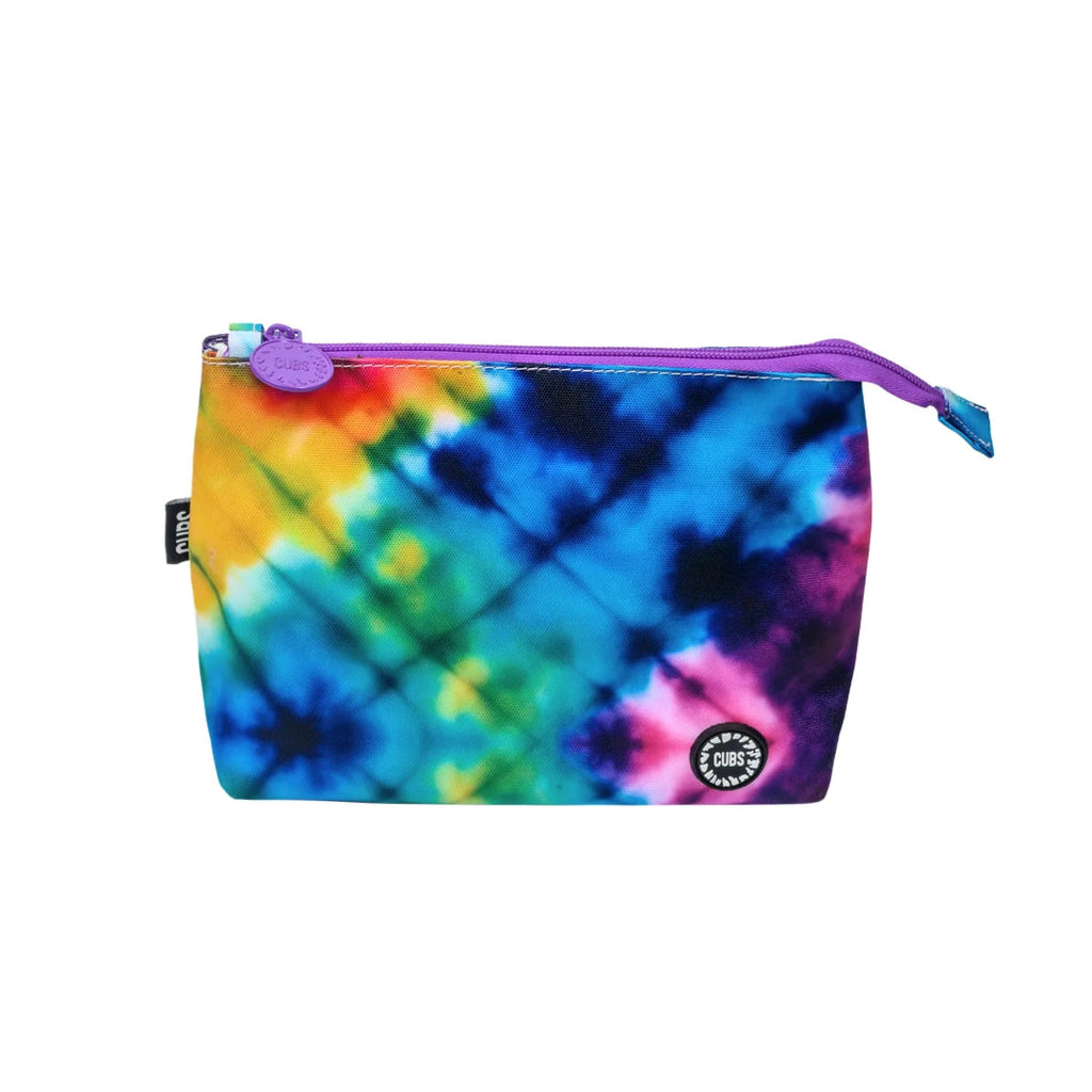 Deep Purple Tie Dye Medium Pouch
