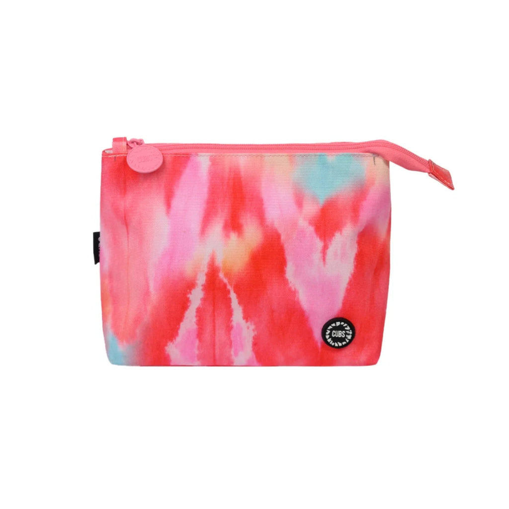 Red Tye Dye Medium Pouch