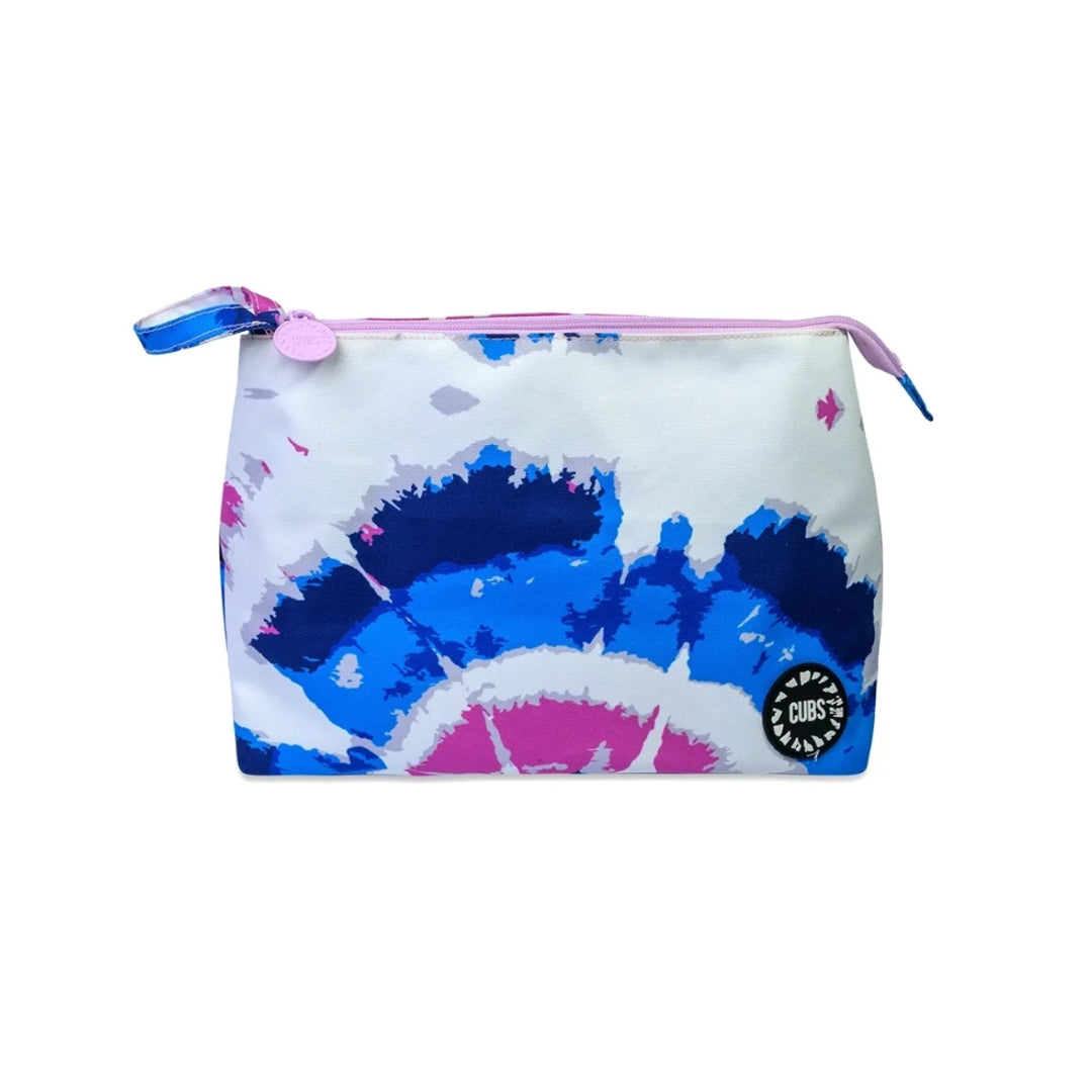 Blue Tie Dye Large Pouch
