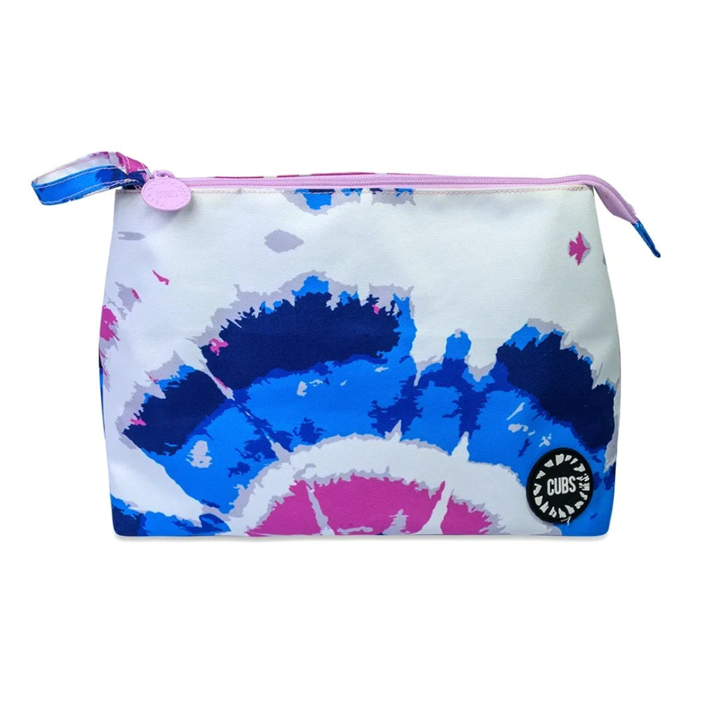 Blue Tie Dye Large Pouch