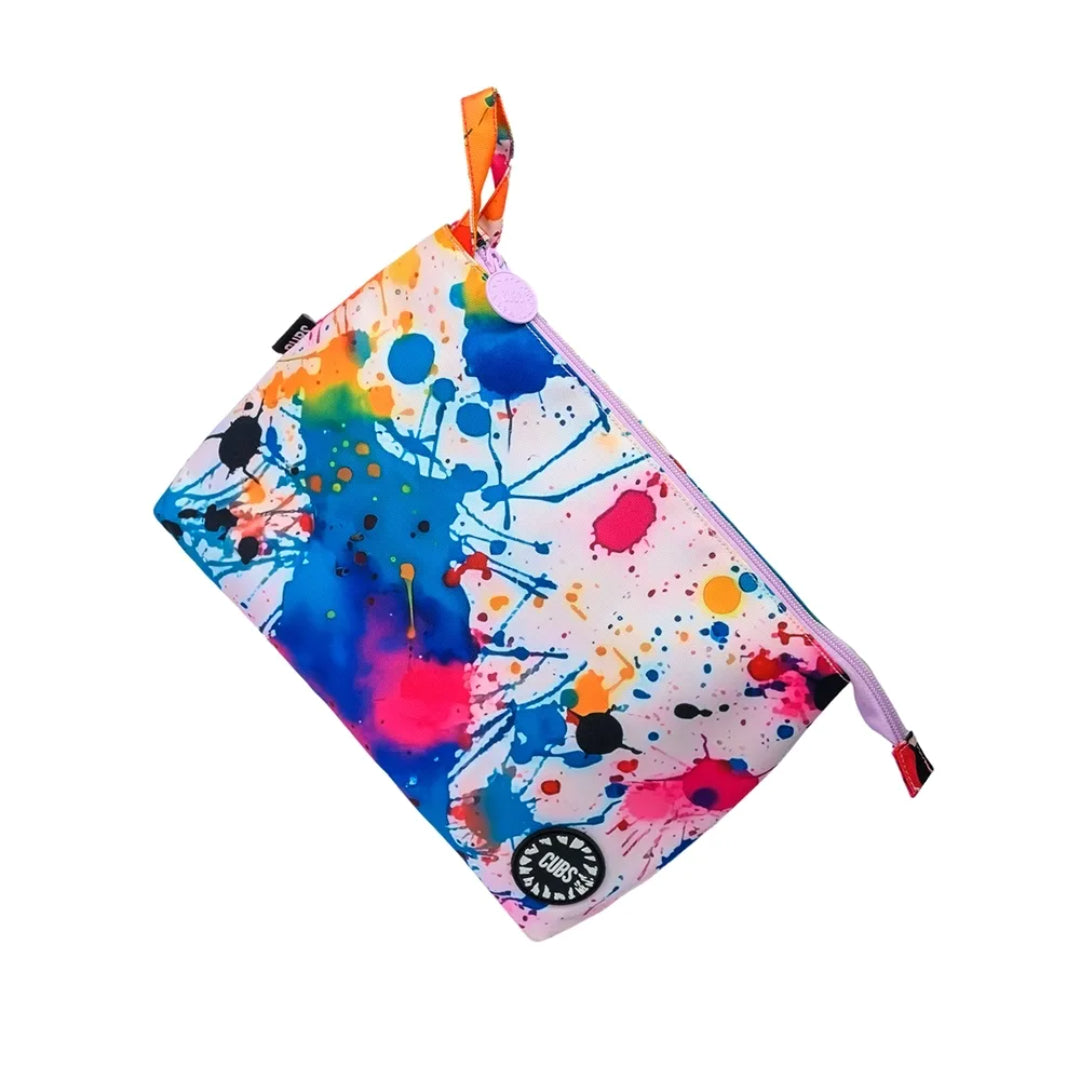 Splashing Paint Large Pouch