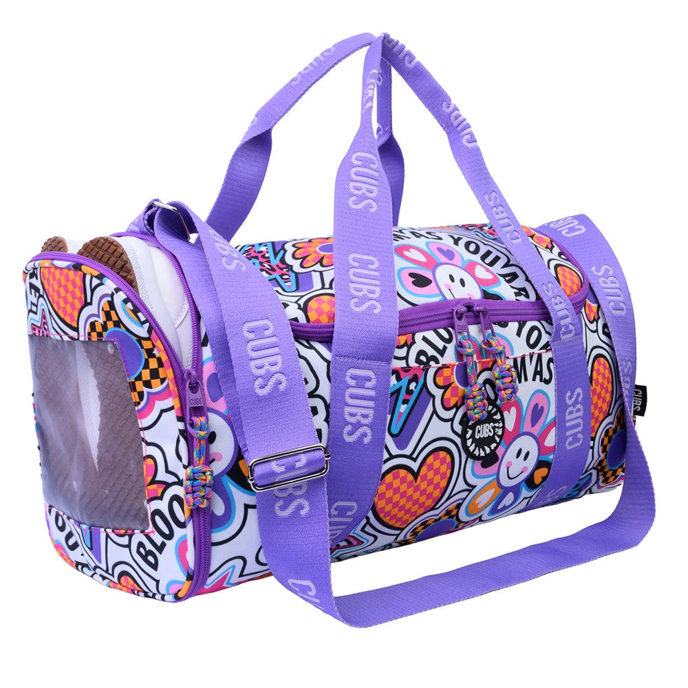 Bloom as You Are One Pocket  Duffel Bag Large