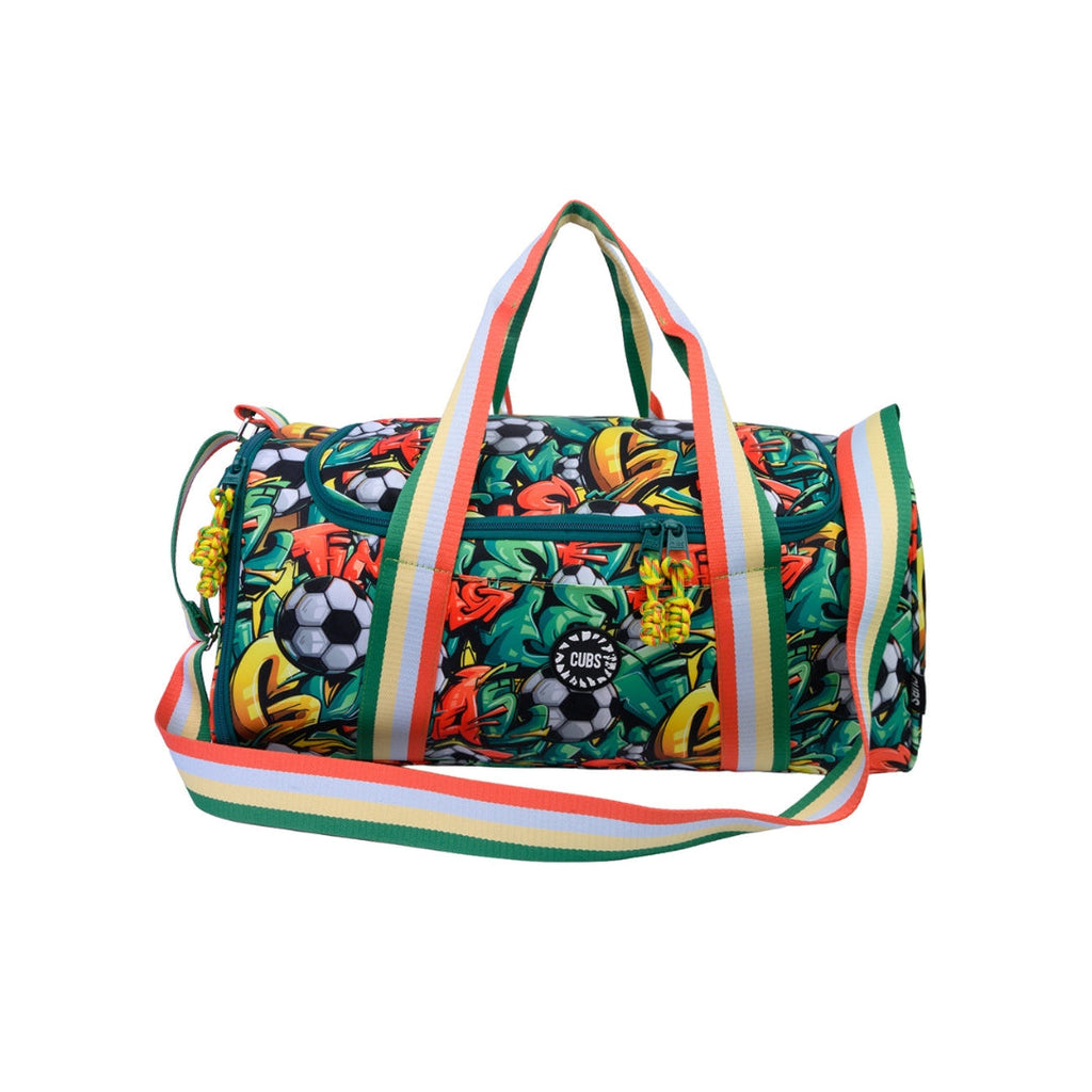 Football Graffiti One Pocket  Duffel Bag Large