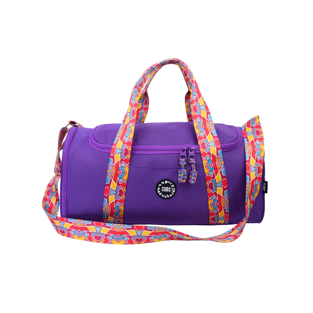 Lilac Dreams One Pocket  Duffel Bag Large