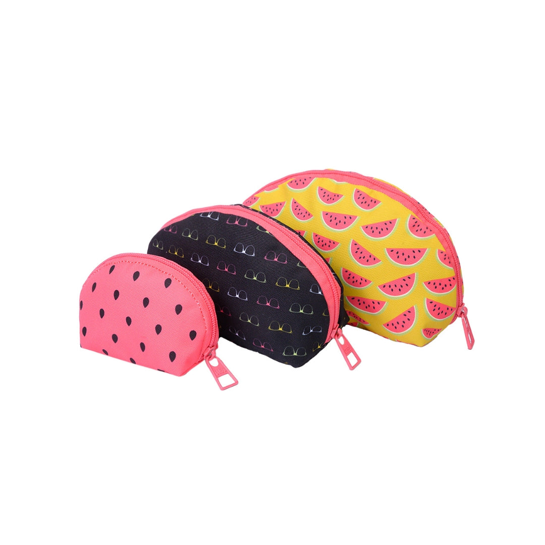 Sunglasses & Melons Round  Multiuse Make Up Set