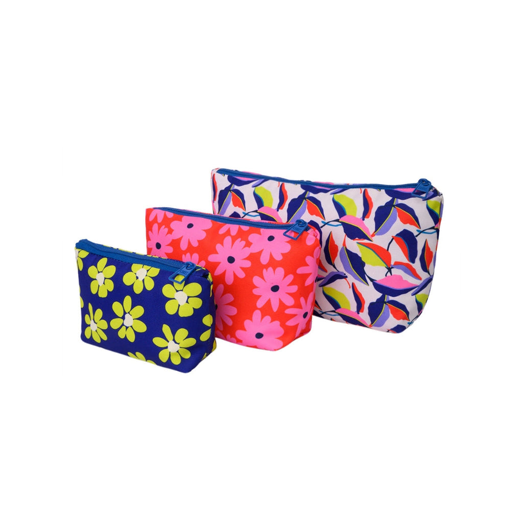 Retro Flowers Box Multiuse Make Up Set