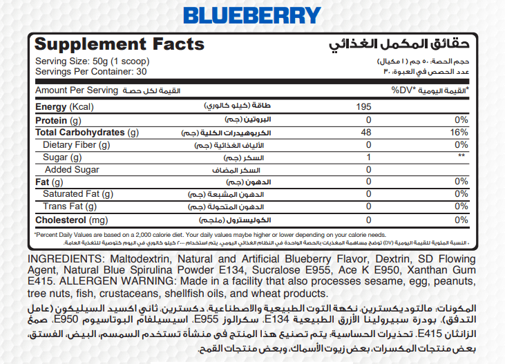Blueberry Add Carb