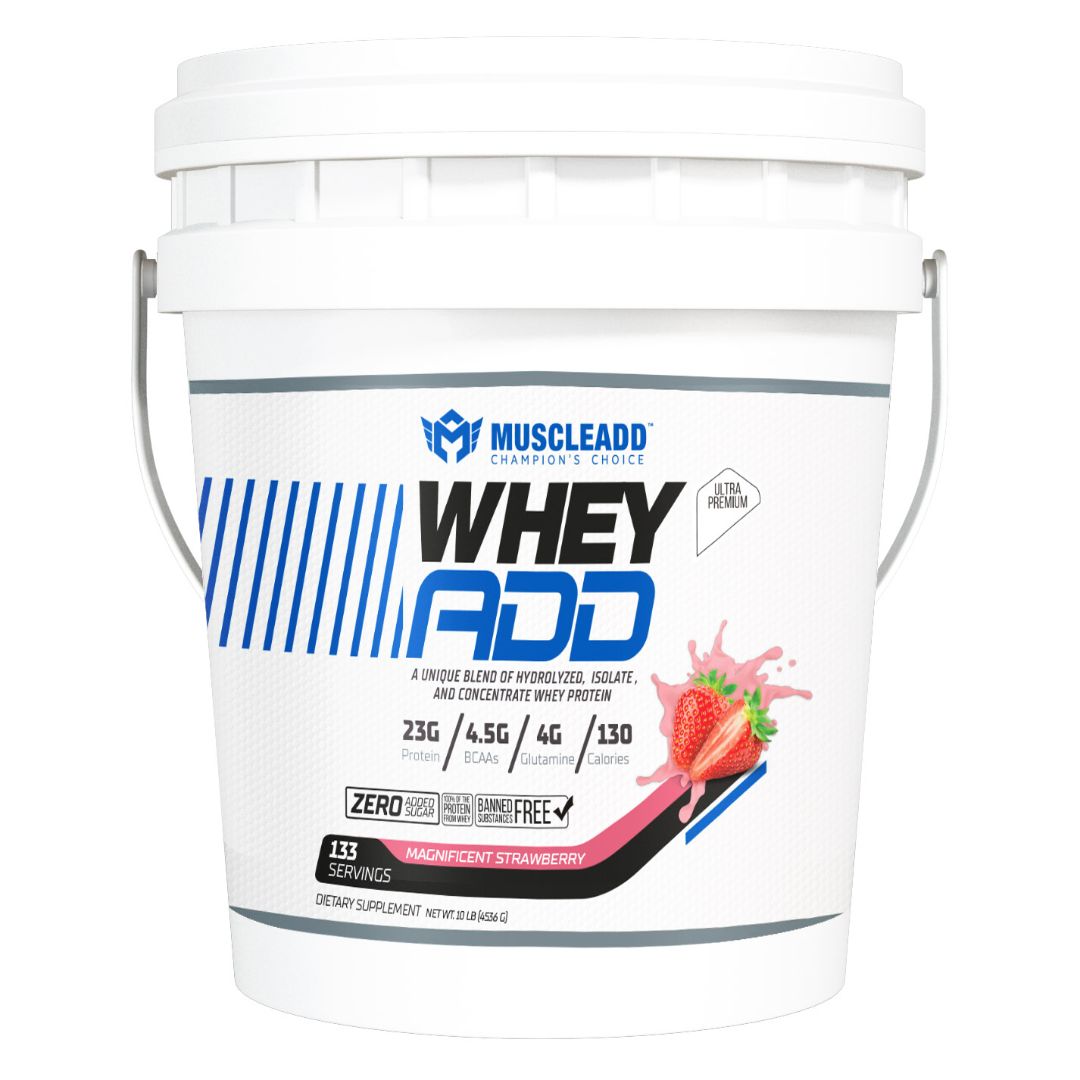 Whey Add-133Serv-4.5kg-Magnificent Strawberry