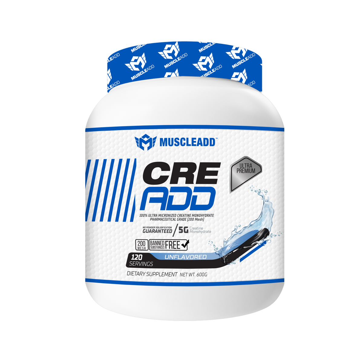 Cre Add 120Serv. 600G. Unflavored