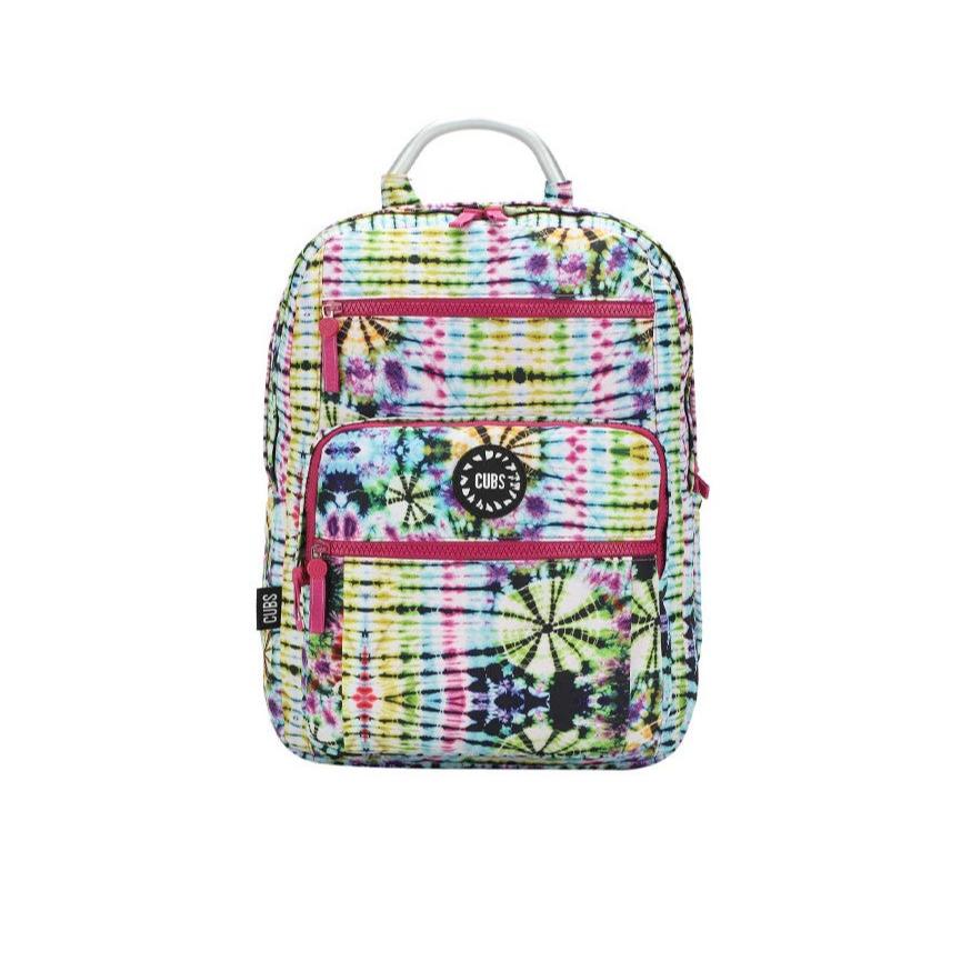 Tie Dye Swirls in Black Backpack