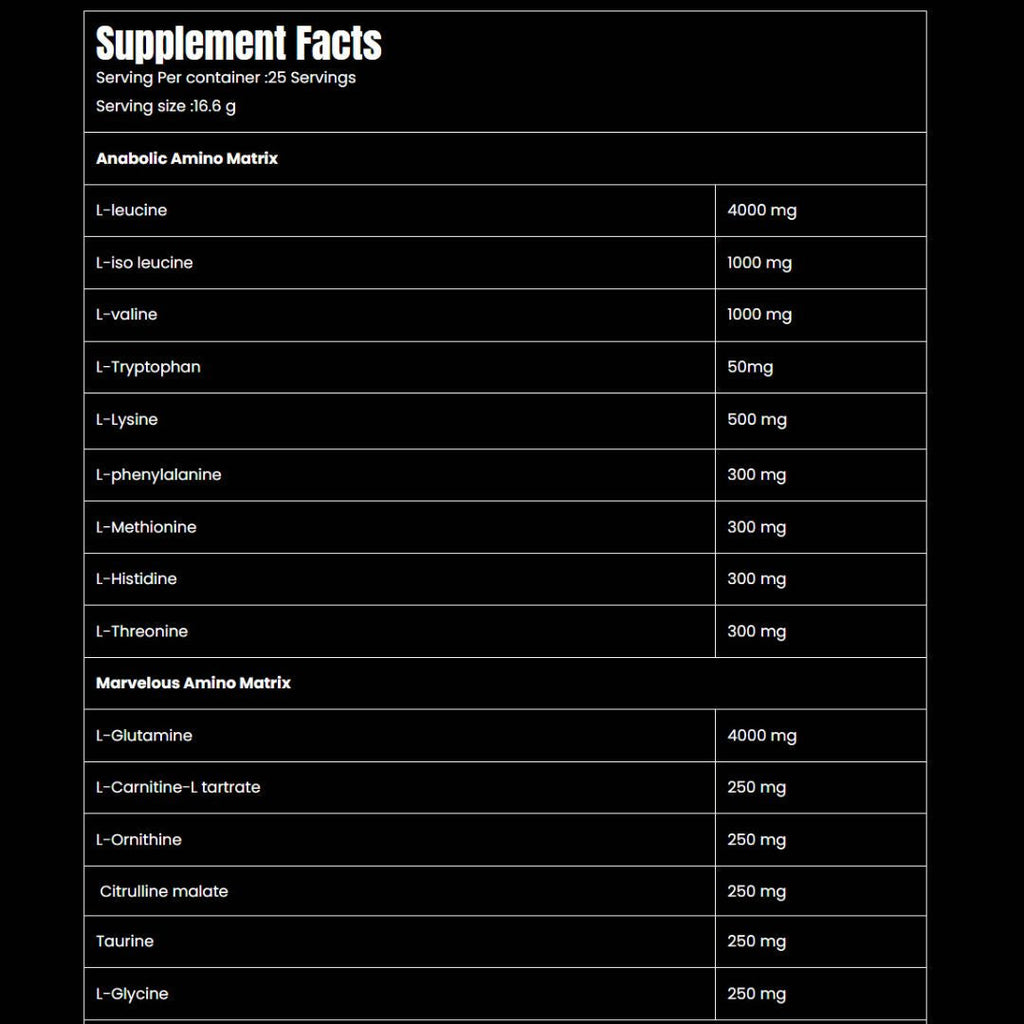 Maze Anabolic Amino Acid Formula-25Serv