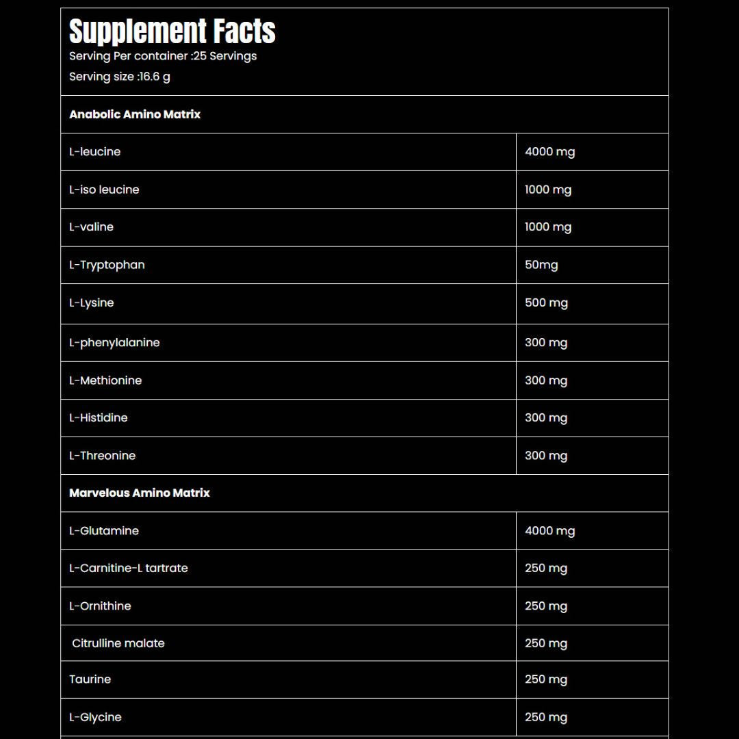 Maze Anabolic Amino Acid Formula-25Serv