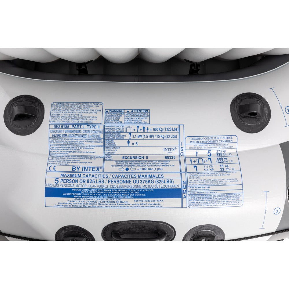 Excursion 5 Inflatable Raft Set