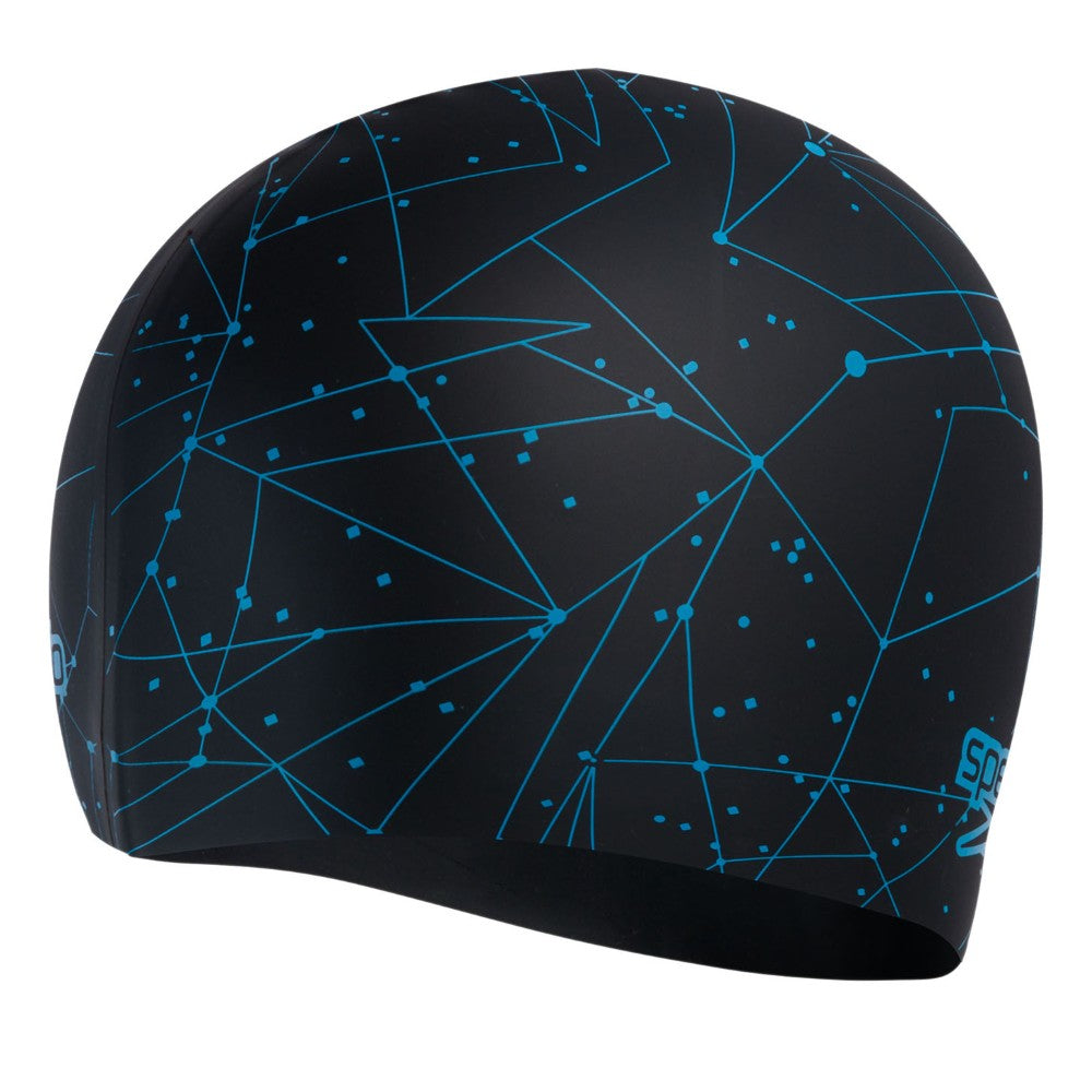 Slogan Print Swimming Cap