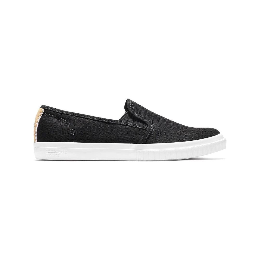 Newport Bay Bumper Toe Slip On Black Lifestyle Shoes