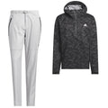 adidas Ultimate365 Tour Climaproof+ Waterproof Parka Rain Suit - Black/Grey One