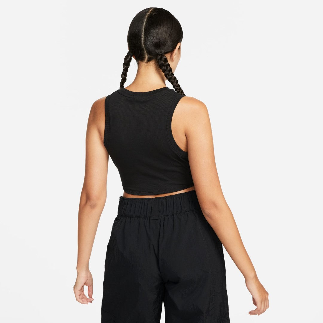 Chill Knit Cropped Ribbed Tank Top