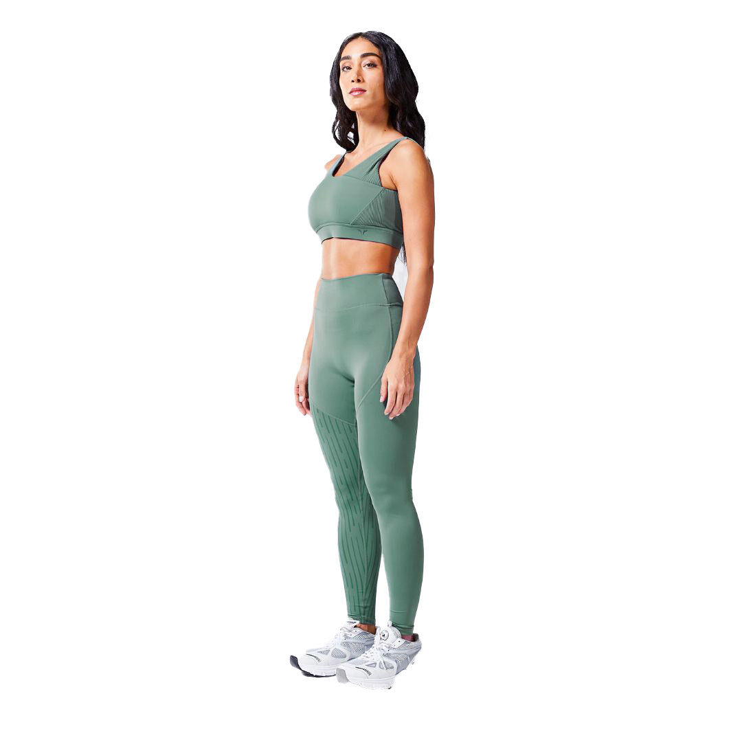 Code Asymmetric Graphic Leggings